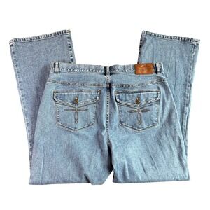 Lauren Jeans Co Ralph Lauren Womens Size 16 Blue Denim Flare Jeans